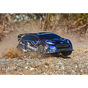 Traxxas . TRA Fiesta ST Rally 1/10 Brushless AWD Rally Car RTR - BLUE