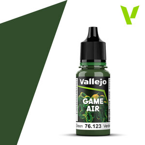 Vallejo Paints . VLJ Angel Green Game Air Acrylic 17ml