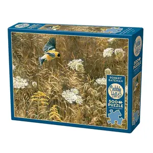 Cobble Hill . CBH Queen Anne's Lace and American Goldfinch 500pc Puzzle