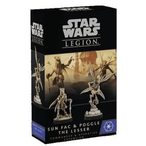 Atomic Mass Games . ATO Star Wars Legion Sun Fac &Poogle the lesser Commander expansion