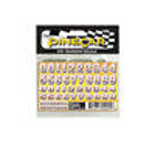 Pinecar . PIN Dry Transfer Decals, Beveled Numbers