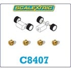 Scalextric . SCT Brass Bush Bearings 1/32 Slot Car C8407