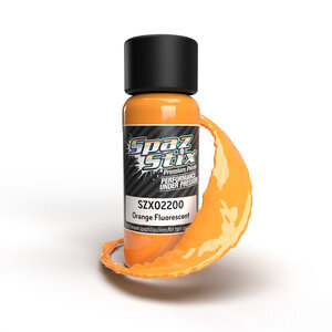 Spaz Stix . SZX ORANGE FLUORESCENT AIRBRUSH