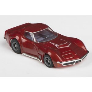 AFX/Racemasters . AFX 1970 Corvette LT1, Red Metallic, HO Scale Slot Car