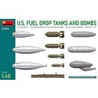 Miniart . MNA 1/48 U.S. Fuel Drop Tanks and Bombs