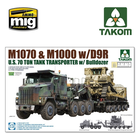 TAKOM . TAO 1/72 U.S. M1070&M1000 w/D9R 70 Ton Tank Transporter w/Bulldozer