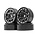 Hobby Details . HDT 1.0" CNC Beadlock Wheels, TRX-4M (Black/Black) (4)