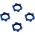 Traxxas . TRA Wheel nuts, splined, 17mm, serrated (blue-anodized) (4)