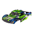 Traxxas . TRA Traxxas Body, Slash 4X4 Green & Blue (Painted, Decals Applied)