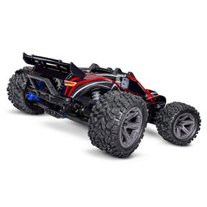 Traxxas . TRA Rustler 1/10 Brushless Stadium Truck RTR w/TQ 2.4ghz and BL-2s No Batt. Red