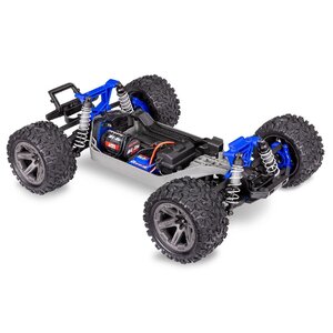 Traxxas . TRA Rustler 1/10 Brushless Stadium Truck RTR w/TQ 2.4ghz and BL-2s No Batt. Red