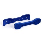 Traxxas . TRA Tie bars, front, 6061-T6 aluminum (blue-anodized)
