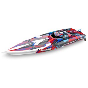 Traxxas . TRA Spartan Brushless 36" Race Boat, RedR