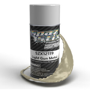 Spaz Stix . SZX Light Gun Metal Aerosol Paint