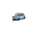 Scalextric . SCT Austin Mini Cooper S Gulf Edition Riley & Tarquini 1/32 Slot Car