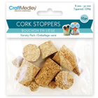 CraftMedley . CMD Cork Stoppers Value Pack Assorted 10/Pkg