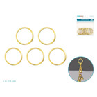 MultiCraft . MCI 1 Inch Brass Rings 5 Pack