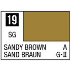 Gunze . GNZ Mr. Color 19 - Sandy Brown (Semi-Gloss/Aircraft) - 10ml
