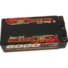 GENS ACE . GEA Redline 6000mAh 7.6V 130C 2SP Hard Case HV Shorty Lipo Battery Pack with 5mm Bullet ROAR Approved