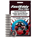 FastEddy . TFE Fast Eddy 8x16x5 Flanged Rubber Sealed Bearing F688-2RS (10)