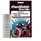 FastEddy . TFE Fast Eddy 10x15x4 Rubber Sealed Bearings 6700-2RS (single)