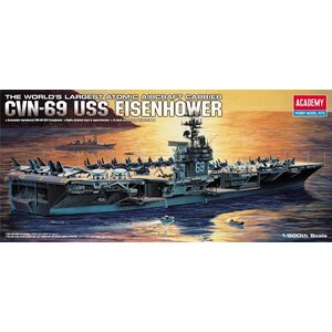 Academy Models . ACY 1/800 U.S.S. CVN-69 EISENHOWER