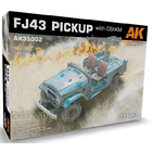 A K Interactive . AKI 1/35 FJ43 Pickup with DShKM
