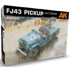 A K Interactive . AKI (DISC) - 1/35 FJ43 Pickup with DShKM