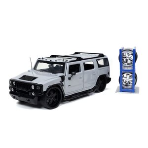 Jada Toys . JAD 1/24 Just Trucks 2003 Hummer H2  w/rack