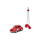 Jada Toys . JAD 1/32 "PUNCH BUGGY" 1959 VW Beetle W/Boxing Gloves - Red