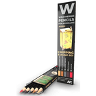A K Interactive . AKI Weathering Pencils Chipping And Aging Set