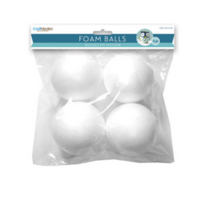 CraftMedley . CMD Polyfoam Ball: 3" 4/pk