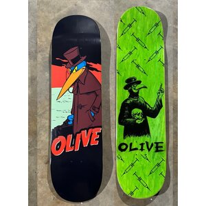 Olive Skateboards . OLV Olive Skateboards Dr. Crow 8.50 Deck