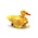 Tamiya America Inc. . TAM WALKING & SWIMMING DUCK - YELLOW LIMITED EDITION