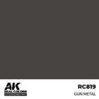 A K Interactive . AKI Real Colors Gun Metal 17 ml.