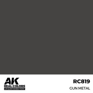 A K Interactive . AKI Real Colors Gun Metal 17 ml.