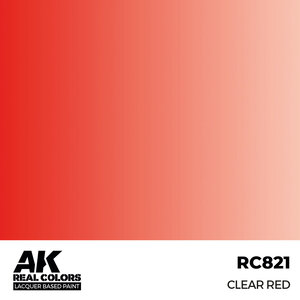 A K Interactive . AKI Real Colors Clear Red 17 ml.