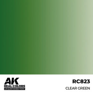 A K Interactive . AKI Real Colors Clear Green 17 ml.