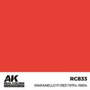 A K Interactive . AKI Real Colors Maranello F1 Red 1970s-1980s 17 ml.