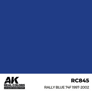 A K Interactive . AKI Real Colors Rally Blue 74F 1997-2002 17 ml.