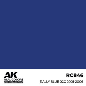 A K Interactive . AKI Real Colors Rally Blue 02C 2001-2006 17 ml.