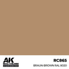 A K Interactive . AKI Real Colors Braun-Brown RAL 8020 17 ml.