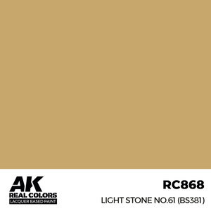 A K Interactive . AKI Real Colors Light Stone No.61 (BS381) 17 ml.