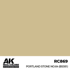 A K Interactive . AKI Real Colors Portland Stone No.64 (BS381) 17 ml.