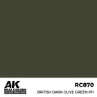 A K Interactive . AKI Real Colors British Dark Olive Green PFI 17 ml.