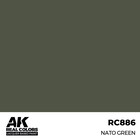 A K Interactive . AKI Real Colors NATO Green 17 ml.