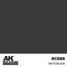 A K Interactive . AKI Real Colors NATO Black 17 ml.