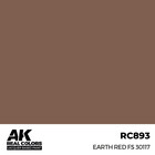 A K Interactive . AKI Real Colors Earth Red FS 30117 17 ml.