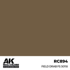 A K Interactive . AKI Real Colors Field Drab FS 30118 17 ml.