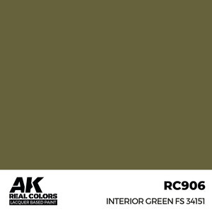 A K Interactive . AKI Real Colors Interior Green FS 34151 17 ml.